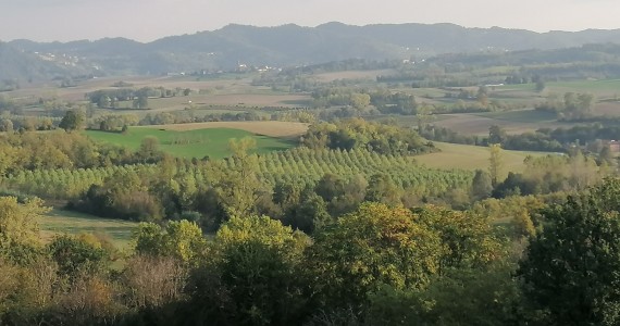 Casale panoramico a Gabiano, Monferrato